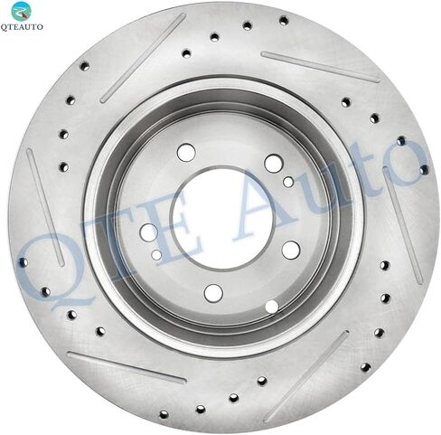PM Auto Rear 284mm Drilled Slotted Disc Brake Rotors Replacement For 2012-2020 Kia Optima in Saudi Arabia