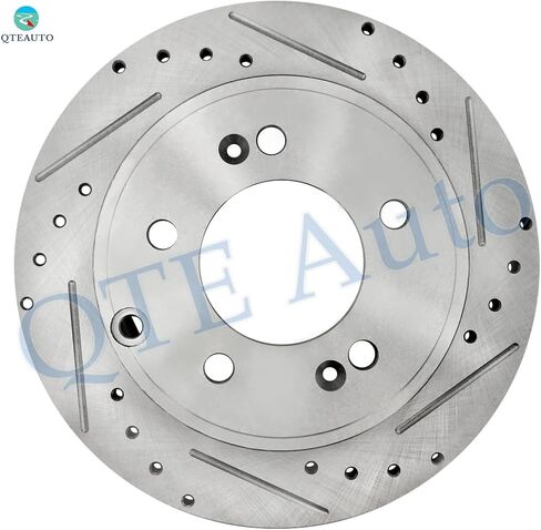 PM Auto Rear 284mm Drilled Slotted Disc Brake Rotors Replacement For 2012-2020 Kia Optima in Saudi Arabia
