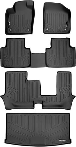 MAXLINER Floor Mats 2 Row Liner Set Black for 2009-2017 Volkswagen Tiguan in Saudi Arabia