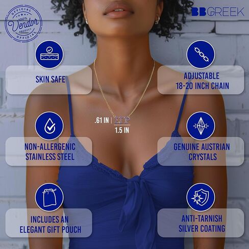 BBGreek Sigma Gamma Rho Gifts - Official Vendor - Neckalce - Collection in Saudi Arabia