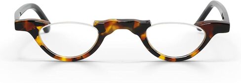 eyebobs Topless Unisex Premium Readers, Tokyo Tortoise Front with Black Temples, 3.00 Magnification in Saudi Arabia