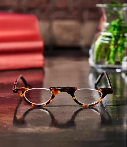 eyebobs Topless Unisex Premium Readers, Tokyo Tortoise Front with Black Temples, 3.00 Magnification in Saudi Arabia