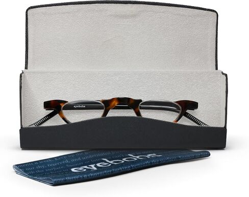 eyebobs Topless Unisex Premium Readers, Tokyo Tortoise Front with Black Temples, 3.00 Magnification in Saudi Arabia
