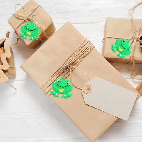 24 حزمة من سلاسل مفاتيح الضفدع وحلقات مفاتيح الضفدع لديكورات الحفلات التي تحمل عنوان الضفدع، وحشو حقائب حفلات أعياد الميلاد، هدية لمحبي الضفدع in Kuwait