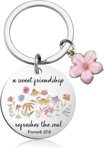 Friendship Gifts for Women Christian Friendship Gifts for Women Best Friend Gift for Women Girls Bestie Friendship Keychain Inspirational Birthday Christmas Easter Gift Ideas Bible Verse Accessories in Kuwait