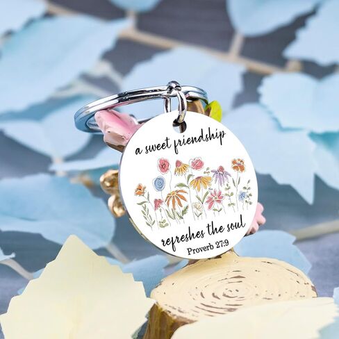 Friendship Gifts for Women Christian Friendship Gifts for Women Best Friend Gift for Women Girls Bestie Friendship Keychain Inspirational Birthday Christmas Easter Gift Ideas Bible Verse Accessories in Kuwait