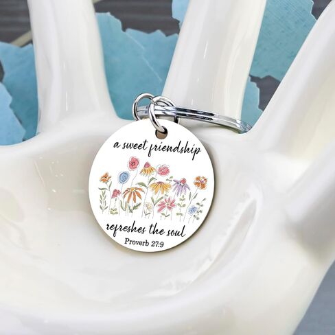 Friendship Gifts for Women Christian Friendship Gifts for Women Best Friend Gift for Women Girls Bestie Friendship Keychain Inspirational Birthday Christmas Easter Gift Ideas Bible Verse Accessories in Kuwait