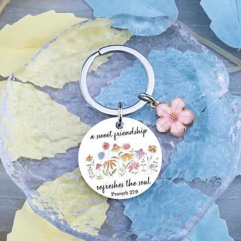 Friendship Gifts for Women Christian Friendship Gifts for Women Best Friend Gift for Women Girls Bestie Friendship Keychain Inspirational Birthday Christmas Easter Gift Ideas Bible Verse Accessories in Kuwait
