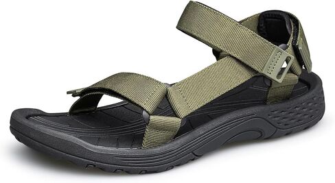 صنادل رياضية للرجال من vibdiv للتنزه سيرًا على الأقدام مفتوحة عند أصابع القدم وغير قابلة للانزلاق، صنادل رياضية كاجوال مريحة للاستخدام في الهواء الطلق للشاطئ in Kuwait