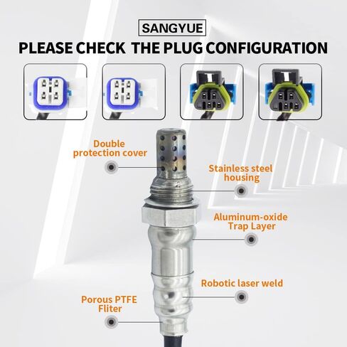 4X Oxygen O2 Sensor for 2003 2004 2005 2006 GMC Yukon Yukon XL 1500 6.0L Upstream + Downstream in Saudi Arabia