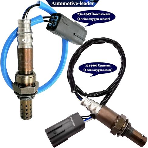 2Pcs 234-9102 234-4349 Upstream Air Fuel Ratio Downstream Oxygen O2 Sensor Replacement for Mazda RX-8 R2 1.3L 2004 2005 2006 2007 2008 N3H2188G1B N3H3188G1A 13772 in Saudi Arabia