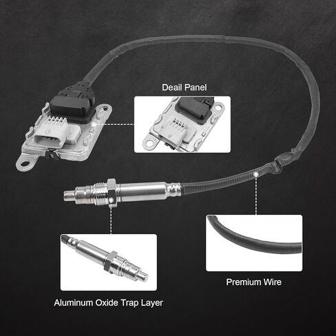22303390 22303391 Inlet Outlet Nox Nitrogen Oxygen Sensor Replacement for Volvo VNL D11 D13 D16 Mack CXU GU4 GU5 2011-2022 in Kuwait