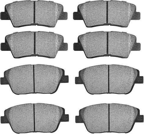 JLEO D1444 D1445 Ceramic Brake Pads Front Rear Driver and Passenger Side for 2011-2015 Hyundai Sonata,2011-2016 Kia Optima 2.4L 8pcs in Saudi Arabia