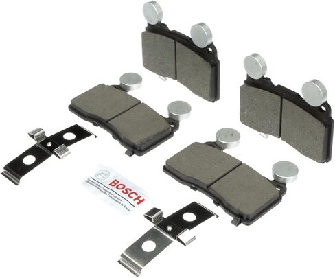 BOSCH BC1474 QuietCast Premium Ceramic Disc Brake Pad Set - Compatible with Select Cadillac CT6, CTS, ELR, XTS; Chevrolet Camaro, Corvette, SS; Tesla Model S; FRONT in Saudi Arabia