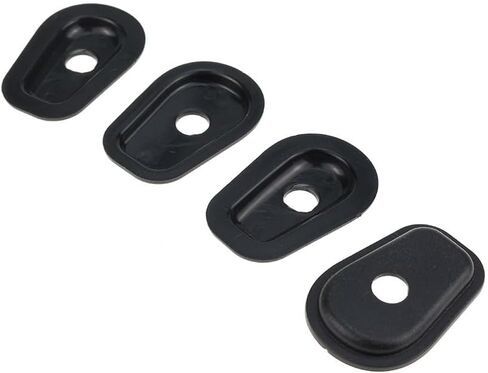 Black Motorcycle Turn Signal Indicator Spacer Adapter Compatible with Z650 Z900 Z1000 Z 250 300 800 S SX ER 6N 6F NINJA 250 300 400 650r 1000 Versys 300X 650 1000 in Saudi Arabia