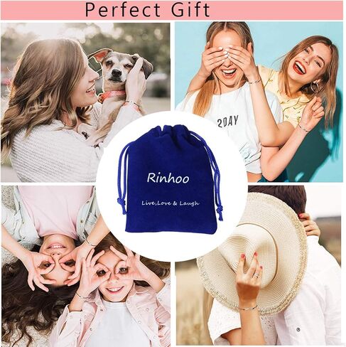 RINHOO Handmade Dry Pressed Flower Cherry Blossom Gemstone Glass Cover Charms Adjustable Rope Strand Bangle Bracelet Women Jewelry(Rose) in Kuwait