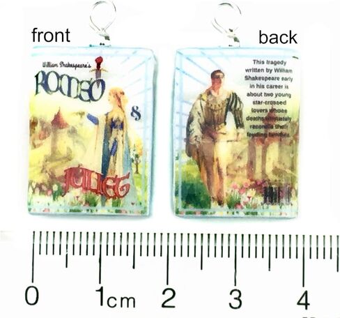 Romeo and Juliet William Shakespeare Clay Mini Book Expandable Stainless Steel Bangle Bracelet in Kuwait