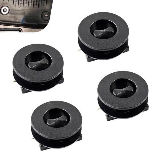 4PCS Car Carpet Fixing Clips, Double Layer Plastic Floor Mat Fastener Clip; Anti-Slip Auto Floor Mat Clips, Twist Lock Hook Car Carpet Fasteners, Universal for Most Cars Trucks SUVs in Kuwait