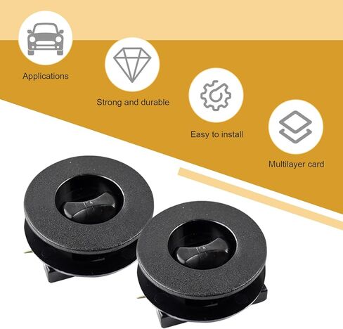 4PCS Car Carpet Fixing Clips, Double Layer Plastic Floor Mat Fastener Clip; Anti-Slip Auto Floor Mat Clips, Twist Lock Hook Car Carpet Fasteners, Universal for Most Cars Trucks SUVs in Kuwait