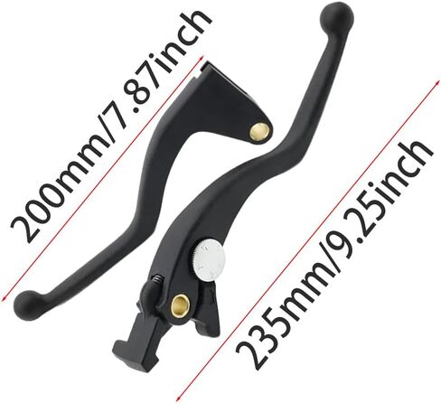 Riloer Brake and Clutch Lever Set, Motorcycle Parts, Motorcycle Clutch and Brake Levers, Compatible with Triumph Trident 660 2021-2023, Black 2PCS in Saudi Arabia