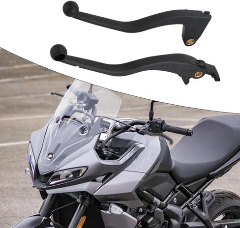 Riloer Brake and Clutch Lever Set, Motorcycle Parts, Motorcycle Clutch and Brake Levers, Compatible with Triumph Trident 660 2021-2023, Black 2PCS in Saudi Arabia