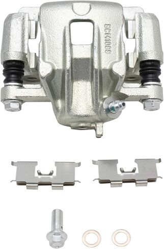 TRQ Rear Brake Pad & Rotor Kit Semi-Metallic Compatible with 2006-2008 Hyundai Sonata 2005-2009 Tucson 2006-2010 Kia Optima 2005-2010 Sportage in Saudi Arabia