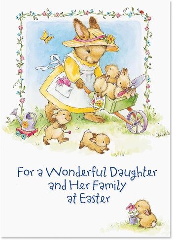 Current To My Husband Easter Greeting Card - Single Card, Large 5" x 7", Easter Cards with Sentiments Inside, includes White Envelope in Saudi Arabia
