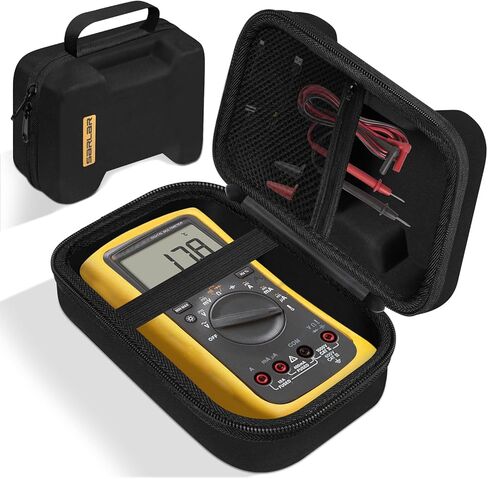 sarlar Case for Fluke 17B+/15B+/117/107/115/116/101/179/106 Digital Multimeter and Accessories, Premium EVA Hard Shell Carrying Case with Mesh Pocket for 87V/88V Fluke Multimeter and More in Saudi Arabia