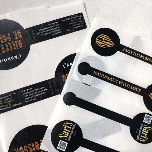 Custom Stickers Personalization Custom Seal Label Sticker for Cake Packaging Baking DIY Gift Box Stickers Waterproof Vinyl Sticker in Kuwait