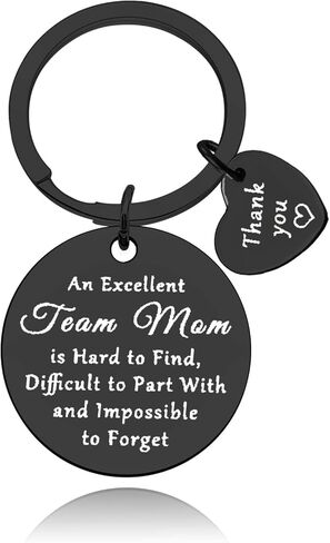 Team Mom Keychain Gifts Thank You Keychain for Team Mom Mother's Day Gift for Leader Keyring Appreciation Key Chain for Coach Boss Jewelry Retirement Farewell Gifts for Instructor Professor Mentor in Saudi Arabia