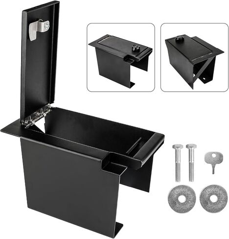 3mirrors Center Console Safe Gun Safe Box with Springs Hinge Compatible with Toyota Tundra 2022-2026 & Sequoia 2023-2026 in Saudi Arabia