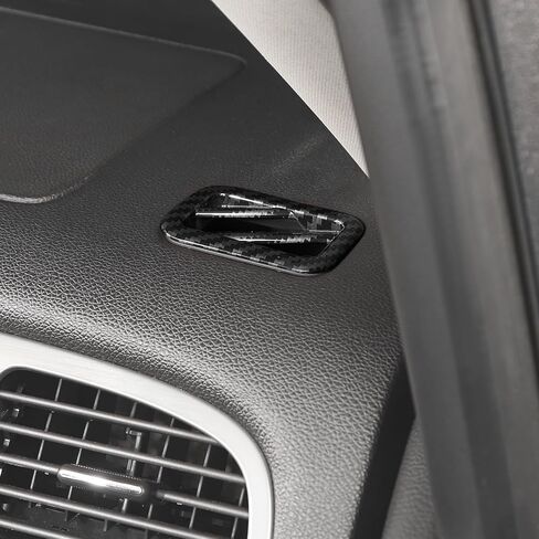 RT-TCZ Center Console Side Air Vent Cover Trim Decoration Interior Accessories for Chevy Avalanche/Suburban/Tahoe 2007-2013,for GMC Yukon/Sierra 2007-2013 (Black Carbon Fiber) in Saudi Arabia