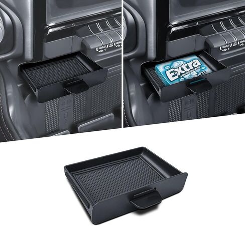 RUNROAD Center Console Organizer Tray Compatible with 2019-2024 2025 2026 Dodge Ram 1500 2500 3500 Accessories, Armrest Drawer Tray Console For Ram 1500 2500 3500 Hidden Drawer, Cubby Models Only in Saudi Arabia