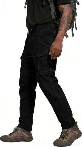Cargo Pants for Men Ripstop Hiking Work Pants Multi Pockets Lightweight Outdoor Tactical Pants in Saudi Arabia