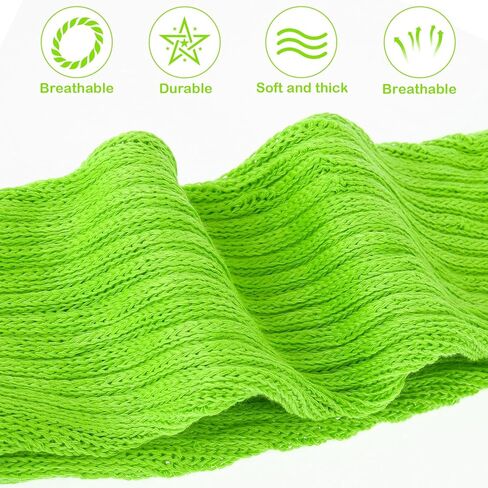 Yolev Slouch Socks for Women,80s 90s Knee High Scrunch Socks, Extra Long Soft Leg Warmers,Glow in the Dark Party Accessories in Saudi Arabia