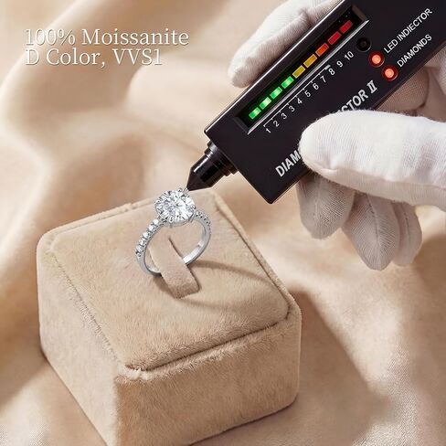 Moissanite Eternity Wedding Band for Women, 2.06Ct D Color VVS1 S925 Sterling Silver Band Rings, Moissanite Jewelry for Travel Engagement Wedding Promise Anniversary (Size 6-8) in Saudi Arabia