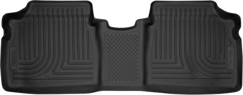 Husky Liners Weatherbeater Floor Mats | Fits 2012-2015 Toyota Prius Plug - in | Front & 2nd Row, 3-pc Black - 98931 in Saudi Arabia