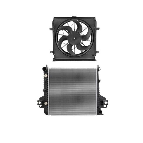 Replacement Parts for Radiator&Cooling Fan Assembly Kit for Jeep Liberty 2004-2005 3.7L Auto Trans. Mod-A58PP-29279 in Saudi Arabia