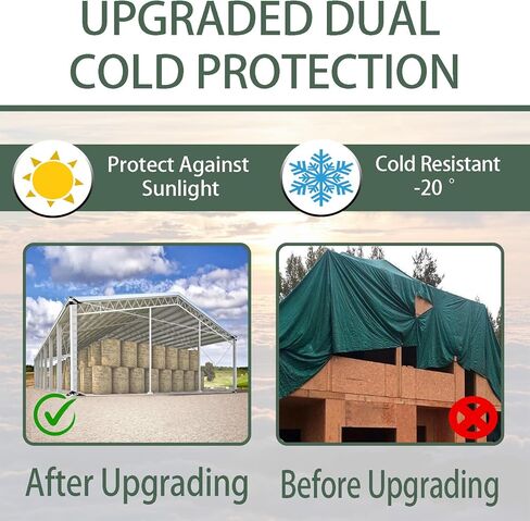 قماش القنب الشفاف مقاس 3 × 6 أقدام، قماش شفاف شديد التحمل مقاوم للماء بسمك 14 مل مع الحلقات يحمي من الماء، والأشعة فوق البنفسجية، والتمزق، ومقاوم للطقس البارد لحديقة الشرفة، والفناء، والشرفة، والخارج in Kuwait