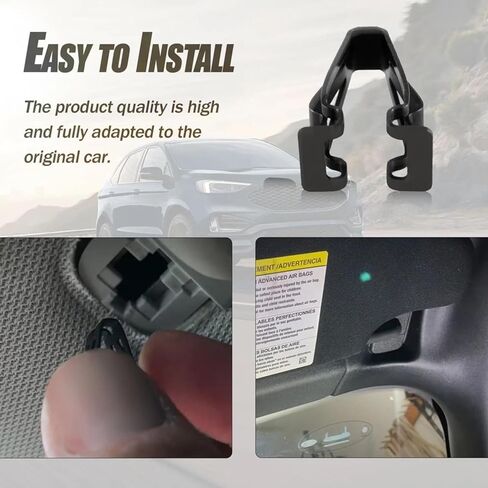 4PCS Sun Visor Clip Retainer for Ford Mustang Edge Fusion for Lincoln MKX MKZ DS7Z-9904132-A DS7Z9904132A 9904132 in Kuwait