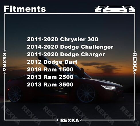 Rexka 30 قطعة غطاء ممتص الصدمات مشبك دفع دبابيس متوافقة مع جيب كرايسلر دودج 6509960AA in Kuwait