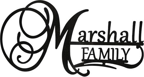 Touch of Class Affinity Personalized Wall Art Sign - Powder Coated Metal - 14-gauge Steel - Antique Copper Finish - Family in Saudi Arabia
