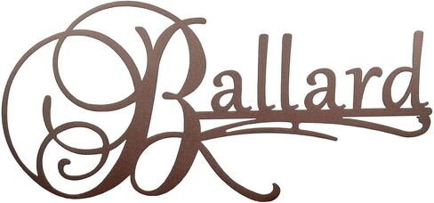 Touch of Class Affinity Personalized Wall Art Sign - Powder Coated Metal - 14-gauge Steel - Antique Copper Finish - Family in Saudi Arabia