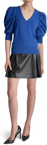 DKNY Women's Workwear V Neck Knit Sweater in Saudi Arabia