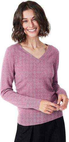 100% Pure Cashmere V-Neck Women's Sweater in Kuwait
