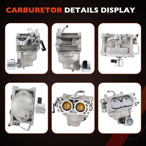 المكربن ​​متوافق مع Kawasaki FX730V-AS28 FX730V-AS29 FX730V-ES00، يستبدل #15004-1011 15004-1025 15004-0930 15004-7082 15004-7051، الكربوهيدرات مع مضخة الوقود ومجموعة قابس الإشعال in Saudi Arabia
