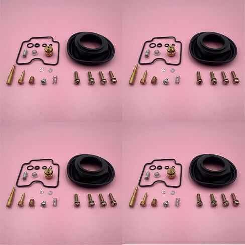 Carburetor Repair Service Kit with Diaphragm for Yamaha FZS1000 FAZER 2001-2005 Fit Motorcycle Carb Maintenance Rebuild Set(4 Pack) in Kuwait
