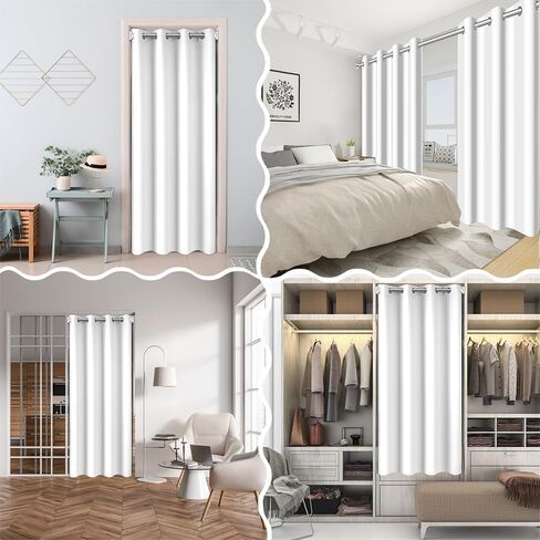 Closed Wooden Door Door Curtain for Doorway Rustic Vintage Barn Door Countryside Farmhouse Old Wooden Planks Print Closet Door Cover Curtain for Bedroom Living Room Decor 33x79 Inch,1 Panel in Kuwait