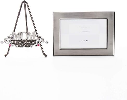 حامل إطار الصورة I Love You Mother من LASODY، حامل عرض الحامل، هدية عيد الأم in Kuwait