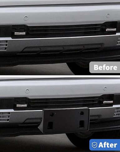 Front License Plate Bracket Frame Holder Fit for 2015 2016 2017 2018 2019 Chevy Silverado 2500 Hd 3500 Series w/Screws in Kuwait